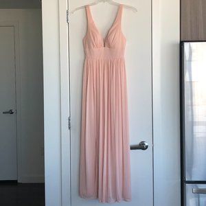 Azazie Belize Bridesmaid Dress, Pearl Pink